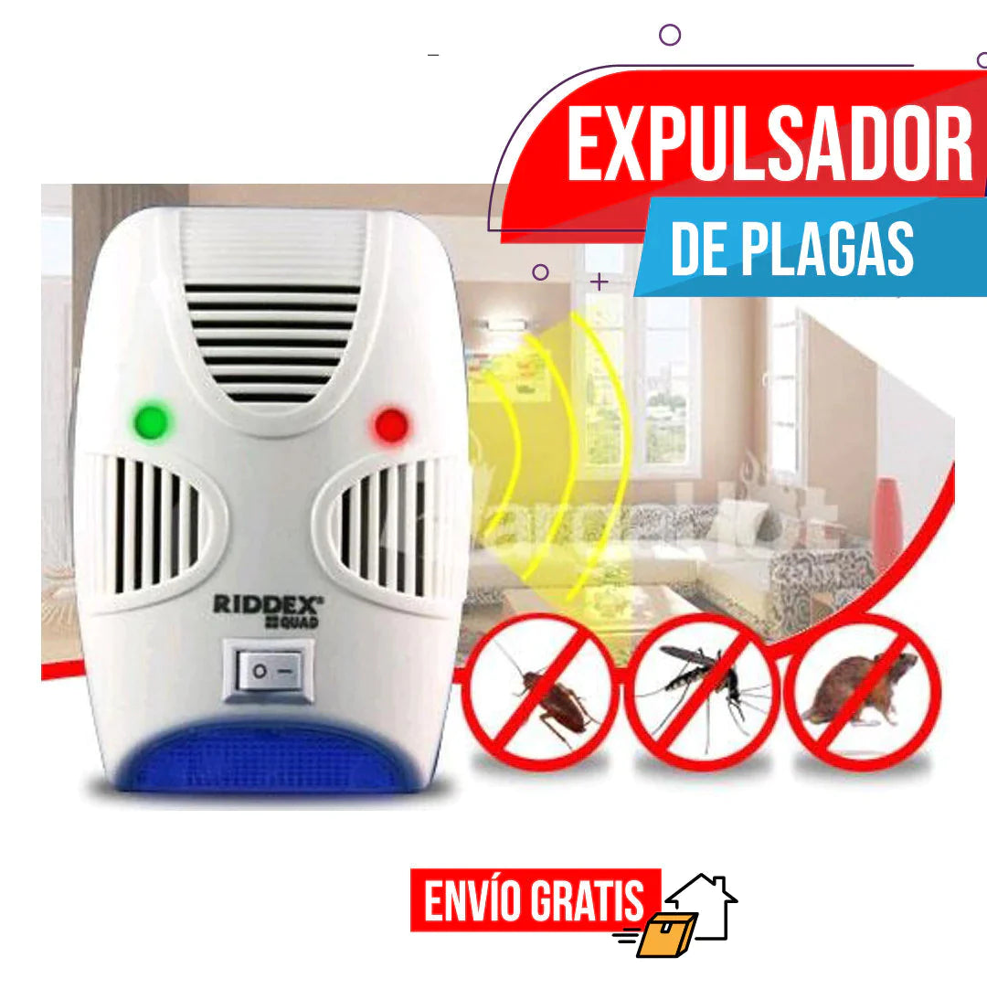 Oferta 2x1  - Repelente eléctrico Ultrasónico para ratones y mosquitos