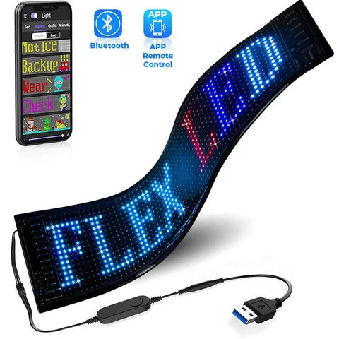 PANTALLA FLEXIBLE LED  PARA AUTO